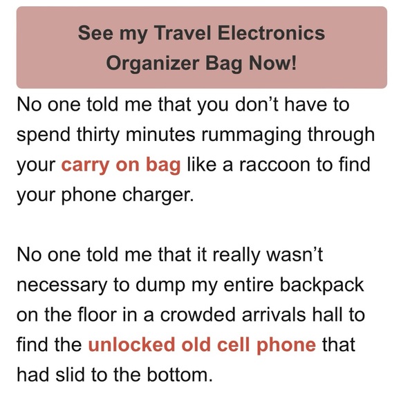 BUBM 3 Layer Electronics & Travel Organizer for Tablet cords electronics NWOT - Picture 12 of 14